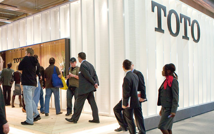 TOTO于3月10-14日借助法蘭克福國際衛浴展正式登陸歐洲。